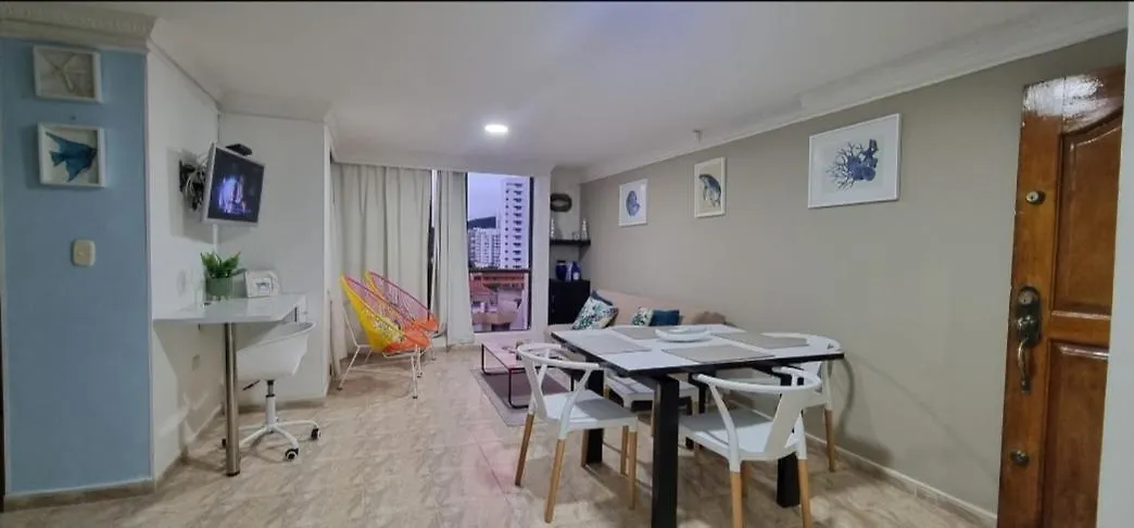 Apartamento Con Piscina Cerca Al Mar Amoblado Rodadero Sur Gaira
