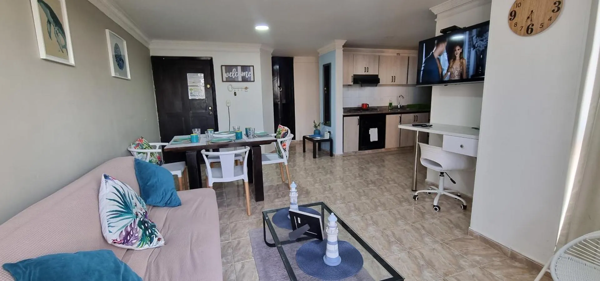 Apartamento Con Piscina Cerca Al Mar Amoblado Rodadero Sur Gaira